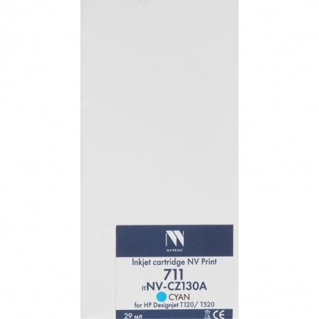 Струйный картридж NV Print 711 (NV-CZ130A) Cyan для HP Designjet...