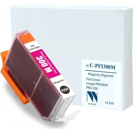 Струйный картридж NV Print C-PFI300 M для Canon imagePROGRAF PRO...