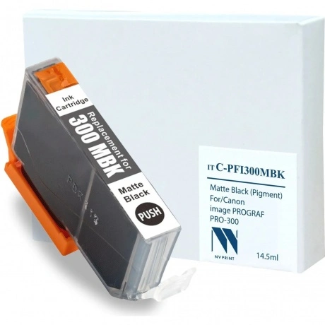 Струйный картридж NV Print C-PFI300 MBK для Canon imagePROGRAF P...