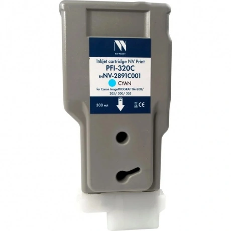 Струйный картридж NV Print PFI-320C (NV-2891C001) Cyan для Canon...