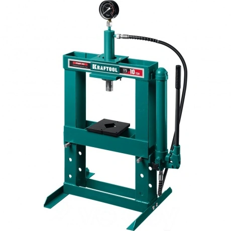 Гидравлический пресс с гидронасосом и манометром Kraftool PMP-10...