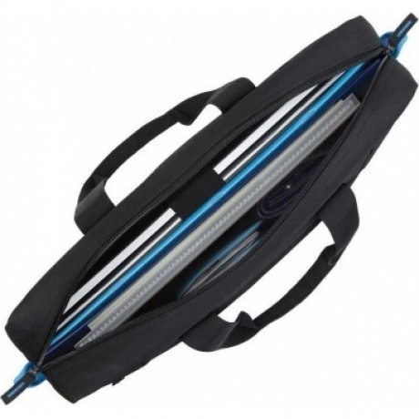 Сумка Riva 8057 для ноутбука 16" черный полиэстер - фото 3