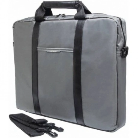 Сумка PC Pet PCP-1003GR для ноутбука 15.6" серый/черный нейлон