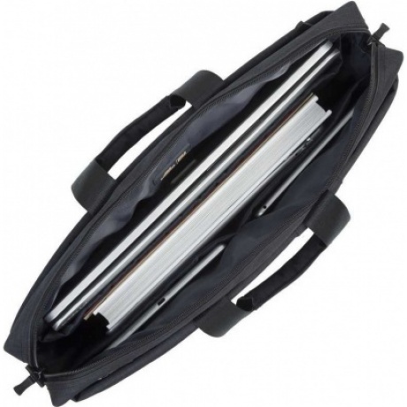 Сумка Riva 8355 для ноутбука 17.3" черный полиэстер - фото 6