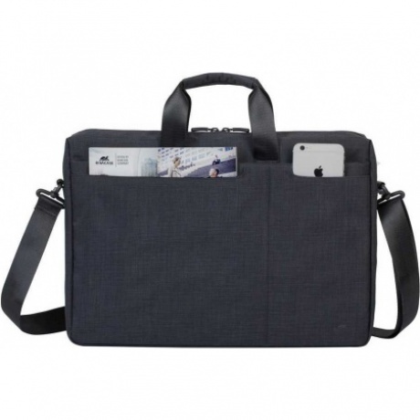 Сумка Riva 8355 для ноутбука 17.3" черный полиэстер - фото 8