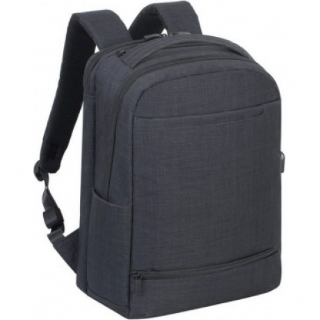Рюкзак Riva 8365 для ноутбука 17.3" черный полиэстер - фото 1