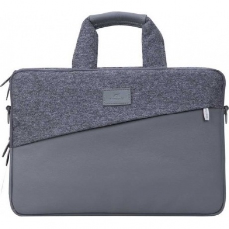 Сумка Riva 7930 для ноутбука 15.6" серый полиэстер - фото 8