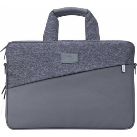 Сумка Riva 7930 для ноутбука 15.6" серый полиэстер - фото 9