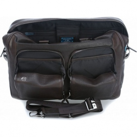 Сумка Piquadro Black Square 15", коричневая CA2849B3/TM - фото 4