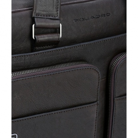 Сумка Piquadro Black Square 15", коричневая CA2849B3/TM - фото 5