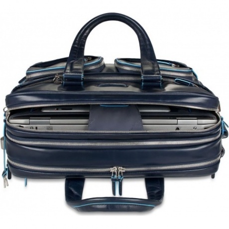 Сумка Piquadro Blue Square, синяя CA2765B2/BLU2 - фото 3