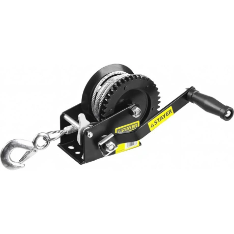 Ручная барабанная тросовая лебедка Stayer MAXPull 43112-0.5, 8 м...