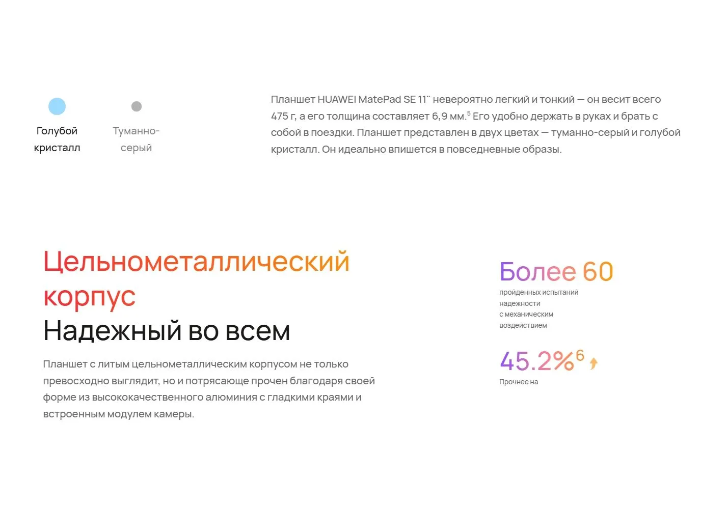Планшет Huawei MatePad SE 11'' 6/128Gb (53014GXT) Gray - фото 34