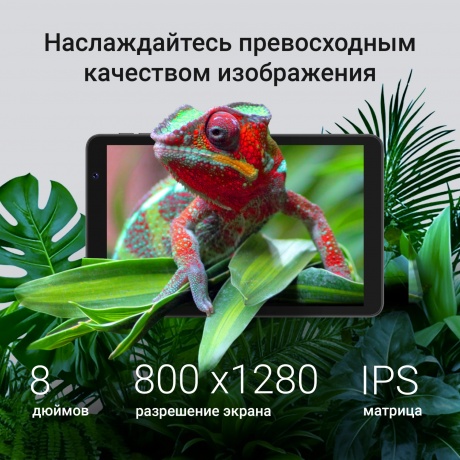 Планшет Digma G8 3/32Gb 8" (DA6B8P02) темно-серый - фото 12