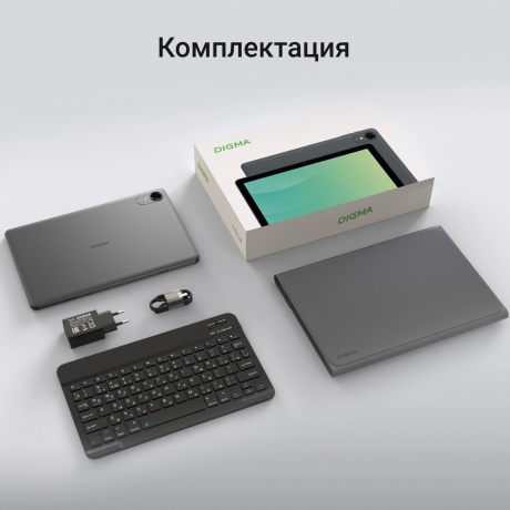 Планшет Digma K10 PLUS 10.1" 4/64Gb (DA1C0P02) серый - фото 18