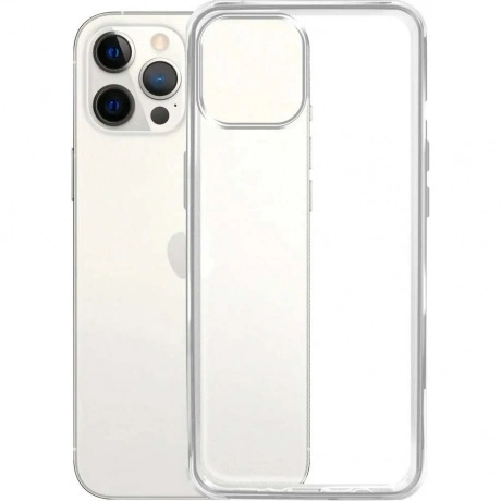 Чехол BoraSCO силиконовый для Apple iPhone 12 Pro Max прозрачный