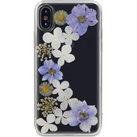Чехол-накладка DYP Flower Case для Apple iPhone X/XS прозрачный ...