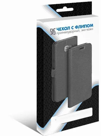 Чехол DF для Xiaomi Redmi 9 Flip Case Black xiFlip-62