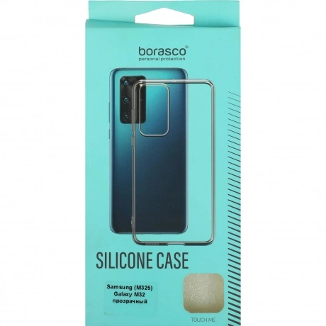 Чехол BoraSCO силиконовый для Samsung (M325) Galaxy M32 прозрачн...