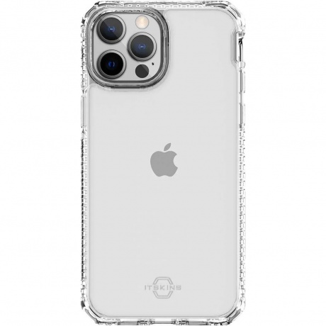 Чехол антибактериальный ITSKINS HYBRID CLEAR для iPhone 13 Pro Max (6.7"), прозрачный - фото 3