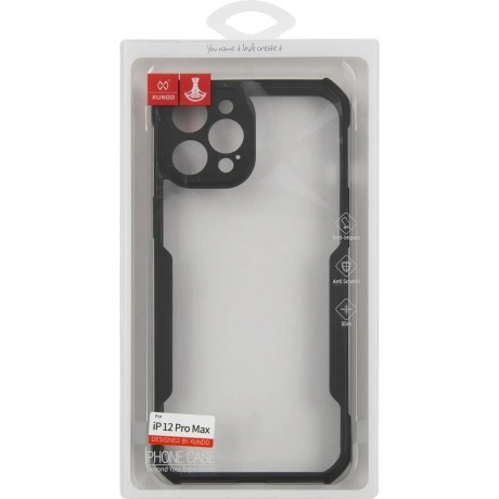 Чехол-накладка Xundd Beatle для iPhone 12 Pro Max, черный