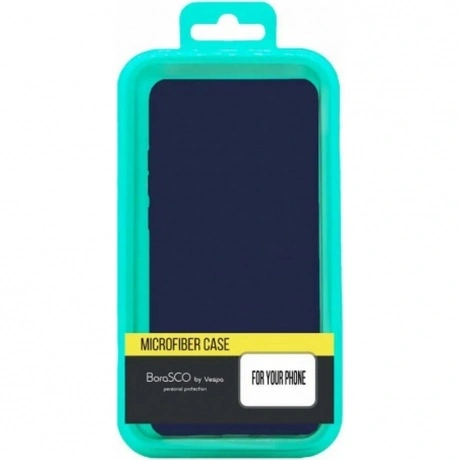 Чехол BoraSCO Microfiber Case для Samsung Galaxy A23 синий
