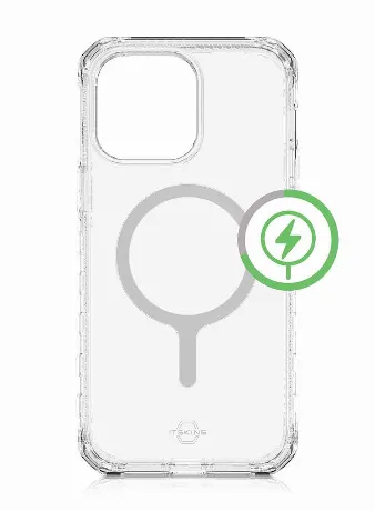 Чехол антибактериальный ITSKINS SUPREME CLEAR для iPhone 14 Pro ...