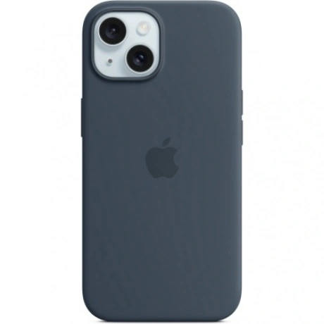 Чехол оригинальный Apple для Iphone 15 Silicone Case - Storme Bl...