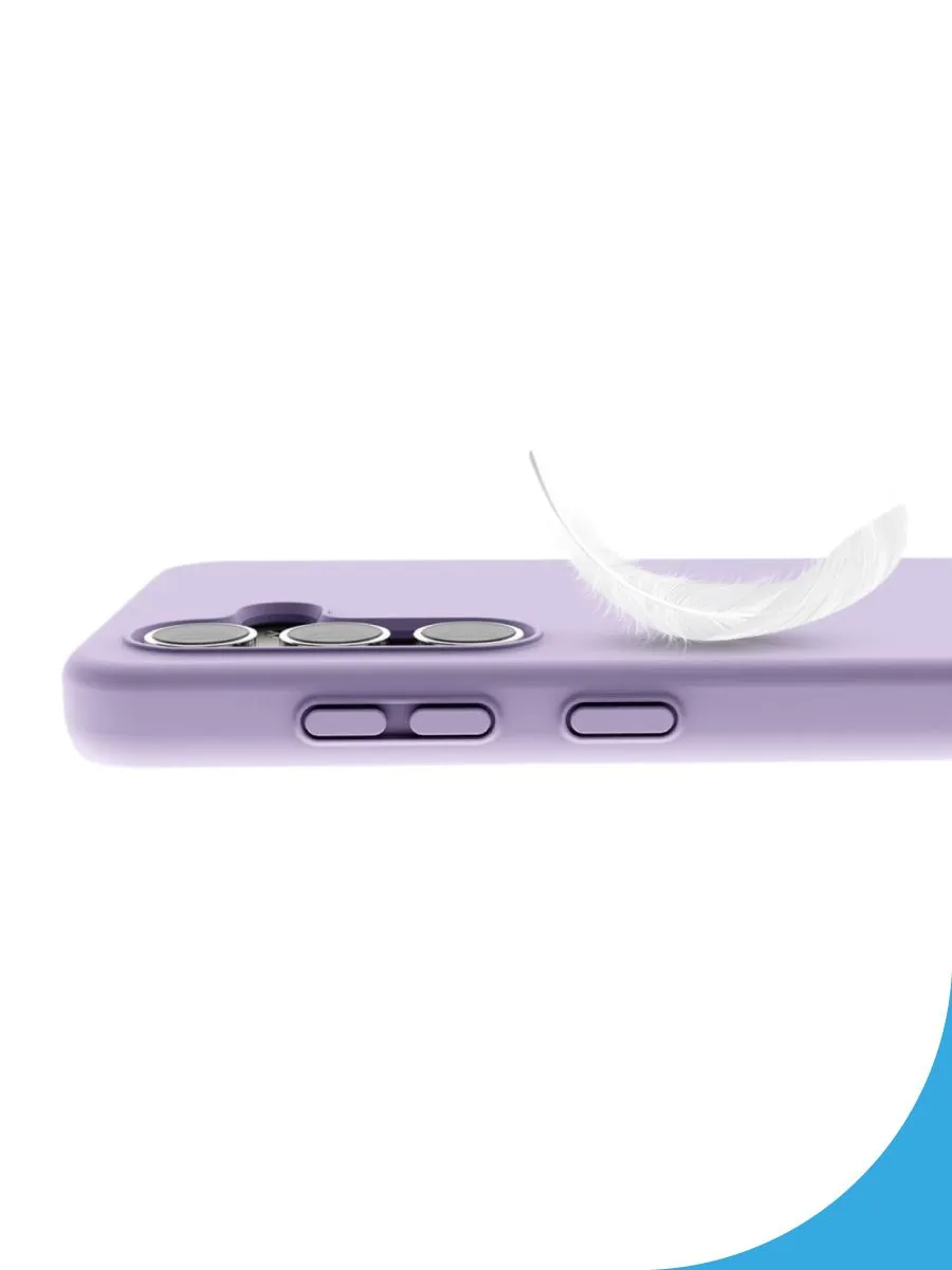 Чехол-накладка AVANA VELVET для Samsung Galaxy S24, сиреневый - фото 5