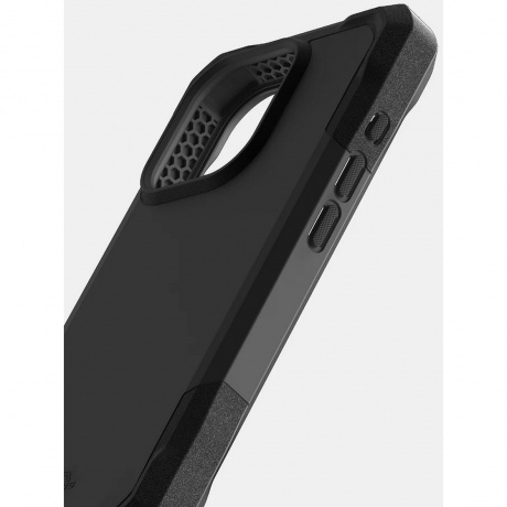 Чехол-накладка ITSKINS ARMOR R // SOLID для iPhone 15 Pro Max (6.7"), черный - фото 2