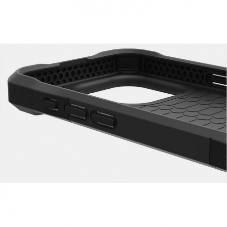 Чехол-накладка ITSKINS ARMOR R // SOLID для iPhone 15 Pro Max (6.7"), черный - фото 3