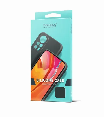 Чехол BoraSCO Silicone Case матовый для Honor X6a черный