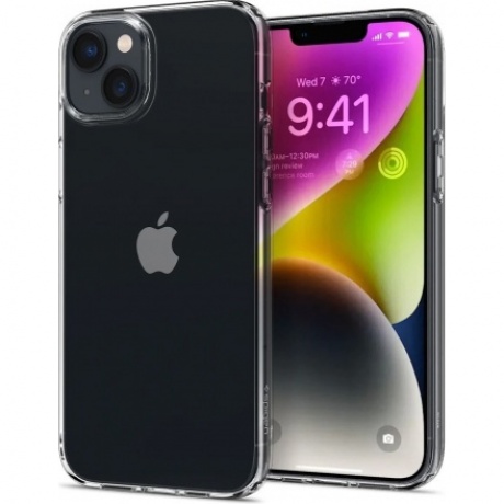 Чехол Spigen Liquid Crystal iPhone 14 Crystal Clear (ACS05033) - фото 1
