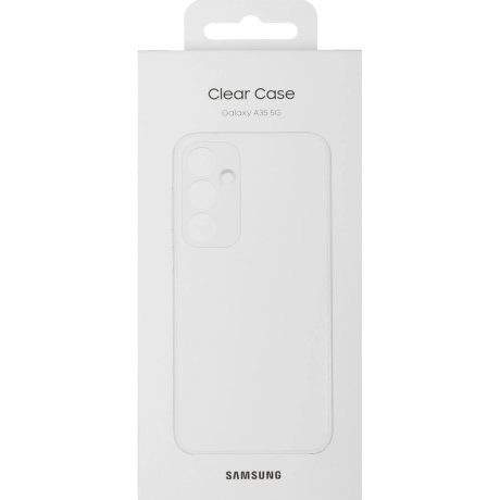Чехол Samsung EF-QA356CTEGRU Clear Case для Galaxy A35 прозрачный - фото 4