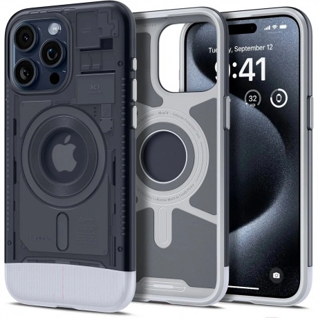 Чехол для телефона Spigen Classic C1 MagFit для iPhone 15 Pro Ma...