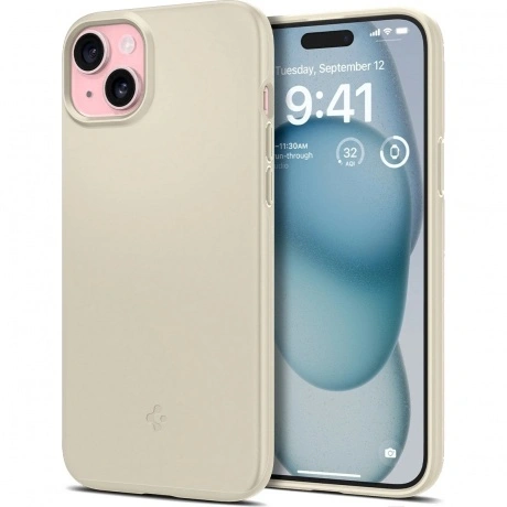Чехол для телефона Spigen Thin Fit для iPhone 15 Mute Beige (ACS...