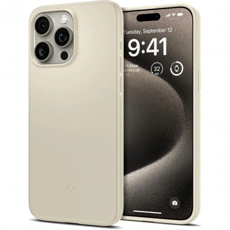 Чехол для телефона Spigen Thin Fit для iPhone 15 Pro Max Mute Be...