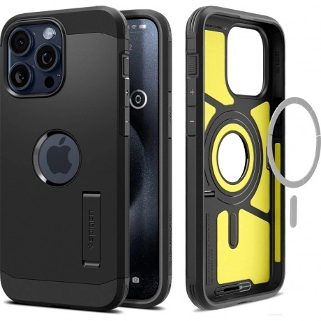 Чехол для телефона Spigen Tough Armor MagFit для iPhone 15 Pro ч...