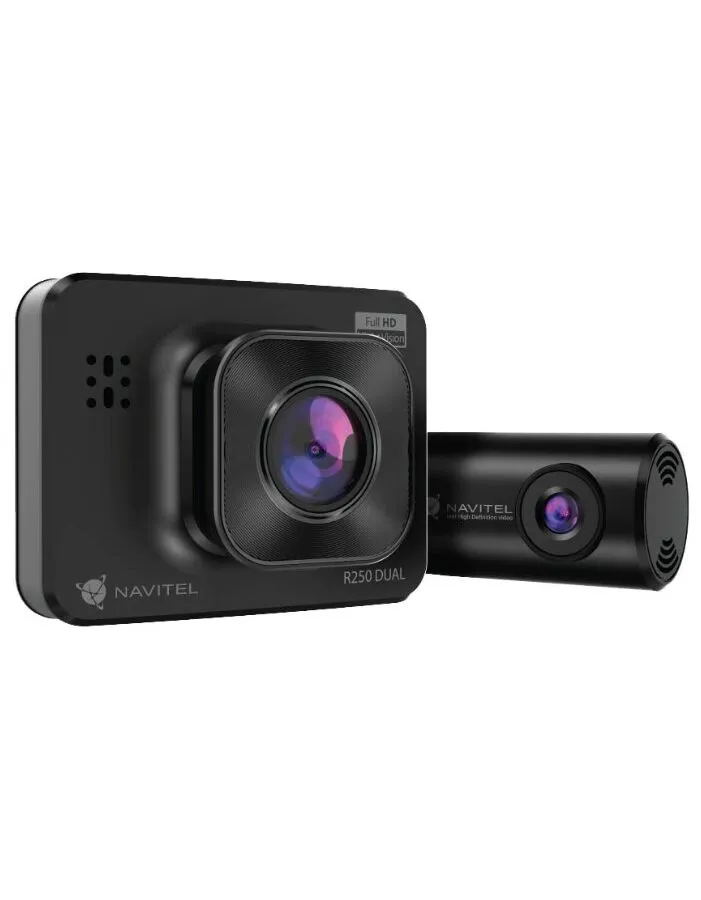 Видеорегистратор Navitel R250 DUAL DVR черный - фото 1