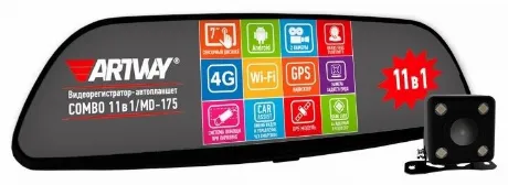 Видеорегистратор Artway MD-175 11 в 1 Android автопланшет уценен...