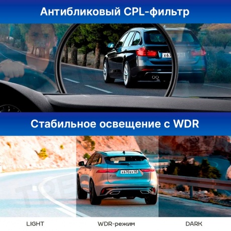 Видеорегистратор TrendVision TDR-725 Real 4K - фото 9