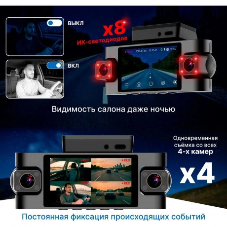 Видеорегистратор TrendVision Proof 360 GPS - фото 8