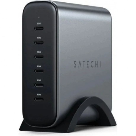 Зарядное устройство Satechi 200W USB-C 6-Port PD GaN Charger EU....