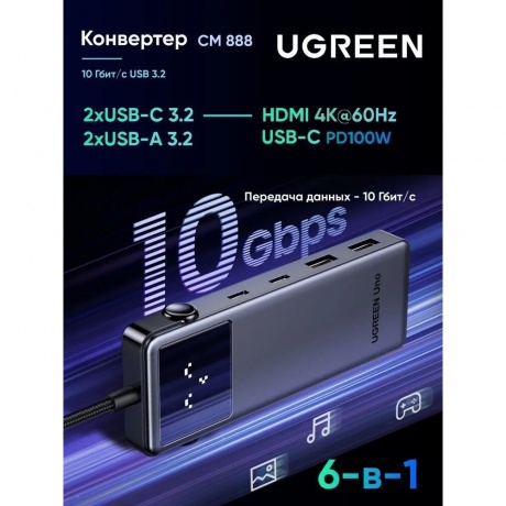 Док-станция Ugreen CM888 (35998) - фото 3