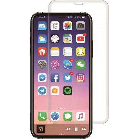 Защитное стекло Muvit 3D Full Glass с изогнутыми краями для Appl...