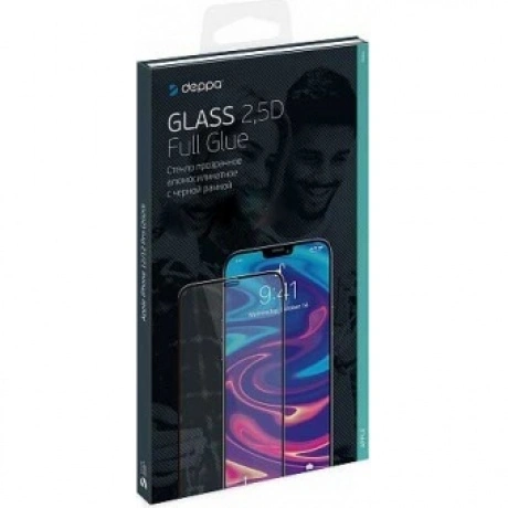 Защитное стекло Deppa 2,5D Full Glue Honor 50 Lite, 0.3 мм, черн...
