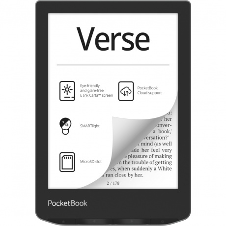 Электронная книга PocketBook 629 (PB629-M-CIS) Mist Grey - фото 2