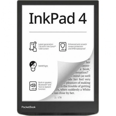 Электронная книга PocketBook 743G (PB743G-U-СIS) Stardust Silver