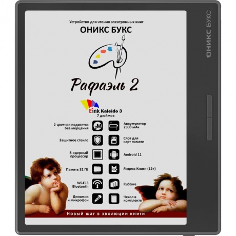 Электронная книга Onyx Boox Raphael 2 Black - фото 1