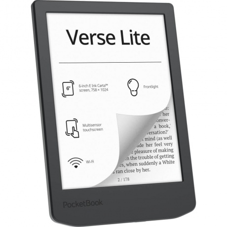Электронная книга PocketBook 619 Midnight Grey (PB619-T-WW) - фото 2
